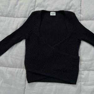 A&F LuxeLoft Slim Wrap Sweater